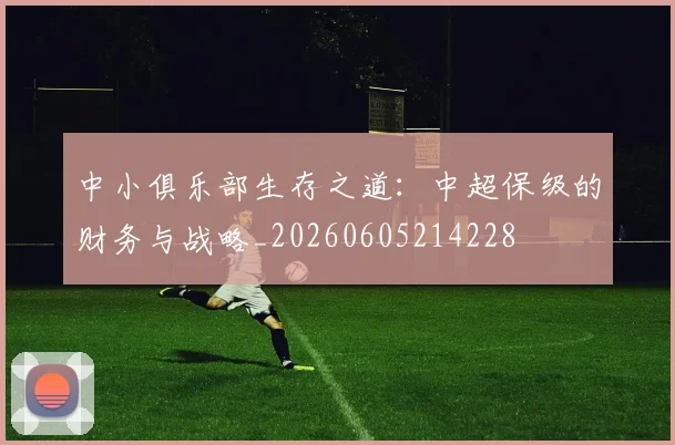 中小俱乐部生存之道：中超保级的财务与战略_20260605214228