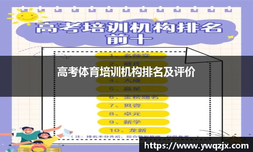 高考体育培训机构排名及评价